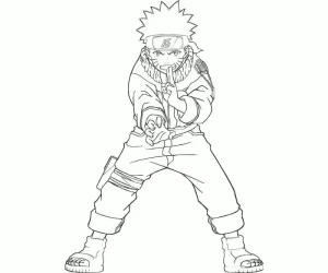 Coloriage Naruto