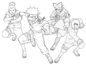 Coloriage Naruto