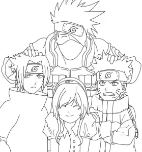 Coloriage Naruto