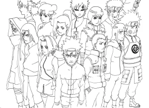 Coloriage Naruto