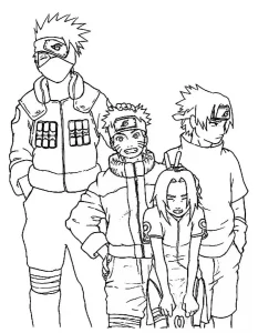 Coloriage Naruto