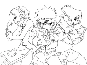Coloriage Naruto