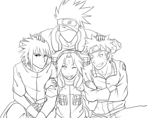 Coloriage Naruto
