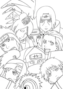 Coloriage Naruto
