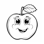 Coloriage Pommes