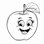 Coloriage Pommes
