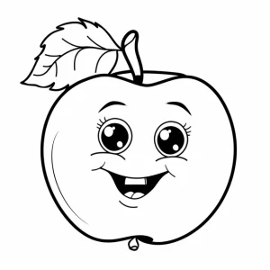 Coloriage Pommes