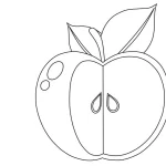 Coloriage Pommes