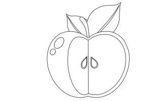 Coloriage Pommes
