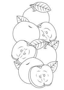 Coloriage Pommes