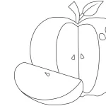 Coloriage Pommes