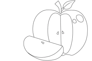Coloriage Pommes