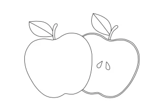 Coloriage Pommes