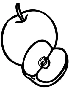 Coloriage Pommes
