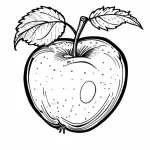 Coloriage Pommes