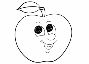 Coloriage Pommes