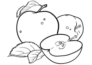 Coloriage Pommes