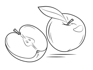 Coloriage Pommes