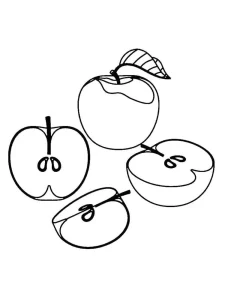 Coloriage Pommes