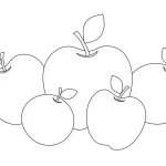 Coloriage Pommes