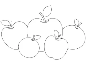 Coloriage Pommes