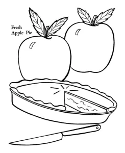 Coloriage Pommes