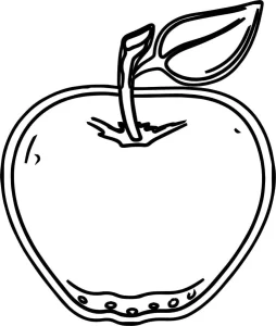 Coloriage Pommes