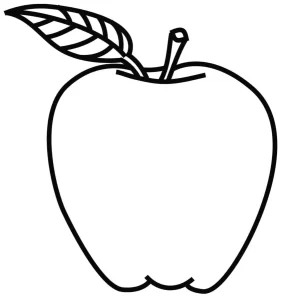 Coloriage Pommes