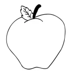 Coloriage Pommes