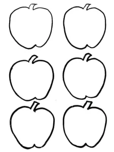 Coloriage Pommes