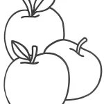 Coloriage Pommes
