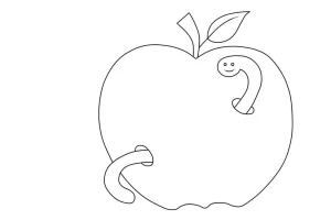 Coloriage Pommes