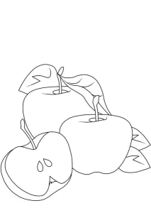 Coloriage Pommes
