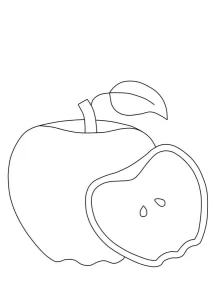 Coloriage Pommes
