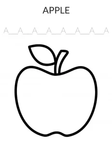 Coloriage Pommes