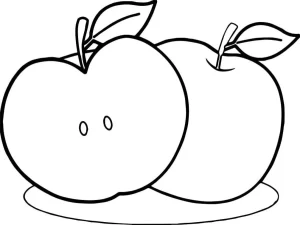 Coloriage Pommes