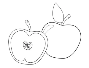 Coloriage Pommes