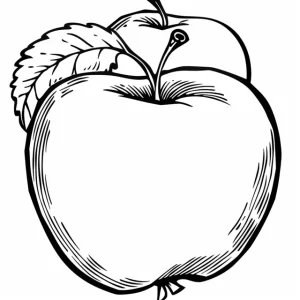 Coloriage Pommes