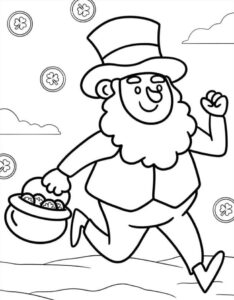 Coloriage Saint Patrick