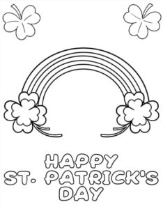 Coloriage Saint Patrick