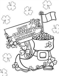 Coloriage Saint Patrick