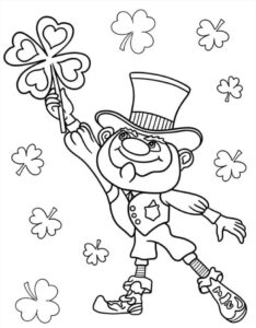 Coloriage Saint Patrick
