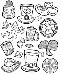 Coloriage Saint Patrick