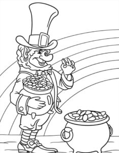Coloriage Saint Patrick