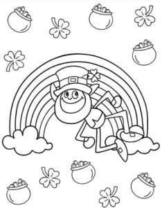 Coloriage Saint Patrick