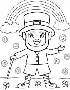 Coloriage Saint Patrick