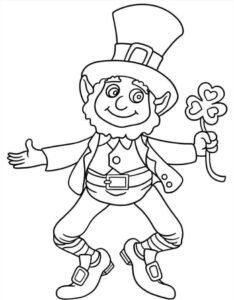 Coloriage Saint Patrick