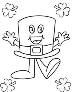 Coloriage Saint Patrick
