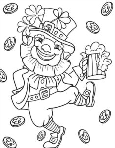 Coloriage Saint Patrick