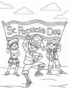 Coloriage Saint Patrick